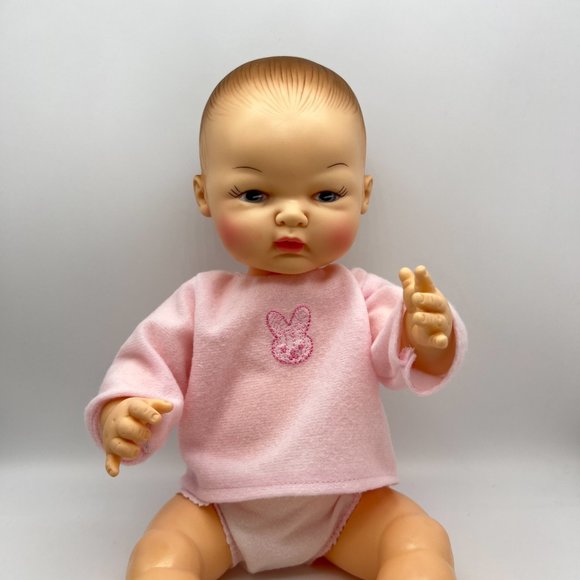 Horsman 13” BYE LO Baby Doll Drinks & Wets Molded Hair 1970’s w/ OUTFITS - Picture 10 of 15